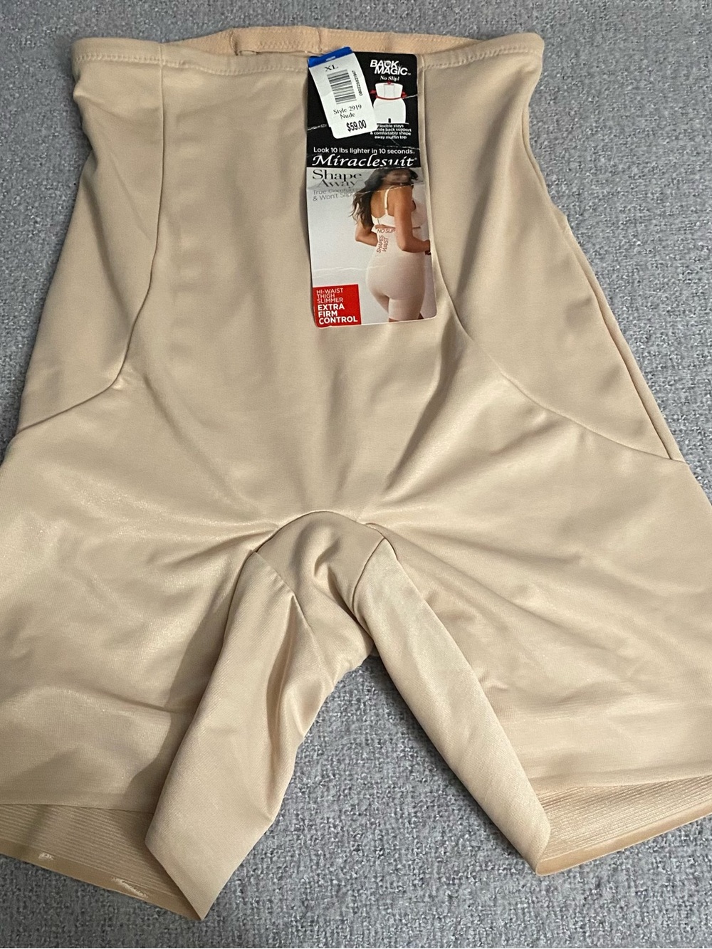 Miraclesuit High-Waist Shape Control Shorts in Nude